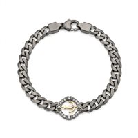 Bracciale Santomà Uomo in Argento BR1/844/3OG